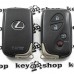 Корпус смарт ключа LEXUS (Лексус) 3 + 1 кнопка