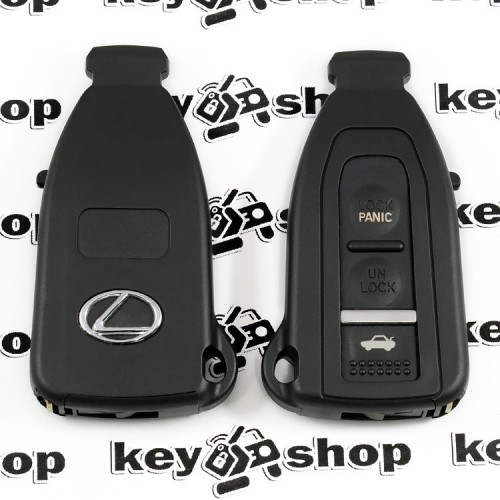  Корпус смарт ключа LEXUS (Лексус) с лезвием TOY 48, 2 + 1 кнопки
