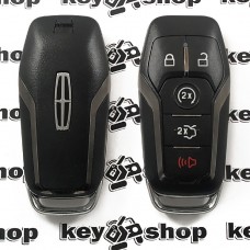 Оригинальный смарт ключ для  Lincoln (Линкольн), MKZ, MKC, MKX, 2013-2019, (A2C85589702) 4 + 1 кнопки, чип ID 49 (Hitag Pro), 902 MHz