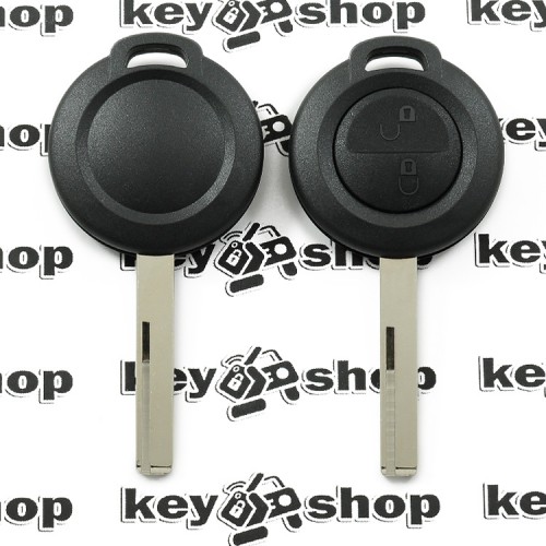 Корпус авто ключа Mercedes Smart Forfour (Мерседес Смарт) 2 кнопки
