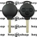 Корпус автоключа Mercedes Smart Fortwo, Roadster, Coupe (Мерседес Смарт) - 3 кнопки