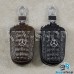 Ключница карманная (кожаная, черная, с тиснением, с карабином, на молнии, с кольцом), логотип авто Mercedes (Мерседес) 