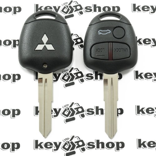 Авто ключ для MITSUBISHI (Митсубиси) 3 ― кнопки, с чипом ID46, 433 MHZ