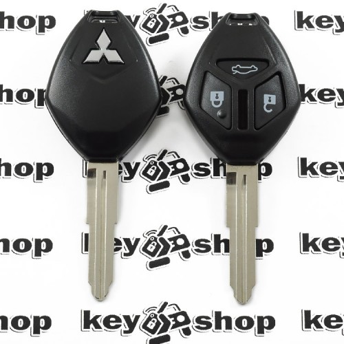 Корпус авто ключа Mitsubishi Galant (Мицубиси Галант) 3 кнопки, лезвие (правое) MIT11R