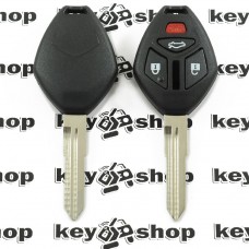 Корпус автоключа Mitsubishi Eclipse (Мицубиси Эклипс) 3 + 1 кнопка (panic), лезвие правое MIT11R