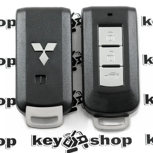 Корпус смарт ключа MITSUBISHI ASX, Outlander, Lancer (Мицубиси Аутлендер, Лансер) 3 - кнопки