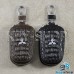 Ключница карманная (кожаная, коричневая, с тиснением, с карабином, на молнии, с кольцом), логотип авто Mitsubishi (Митсубиси)