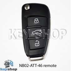 Ключ заготовка (NB02 - ATT - 46 remote) для программатора KEYDIY, KD-X2, KD Mini