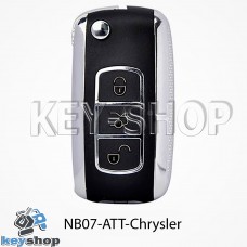 Ключ заготовка (NB07 - ATT - Chrysler) для программатора KEYDIY, KD-X2, KD Mini