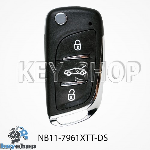 Ключ заготовка (NB11 - 7961 XTT - DS) для программатора KEYDIY, KD-X2, KD Mini
