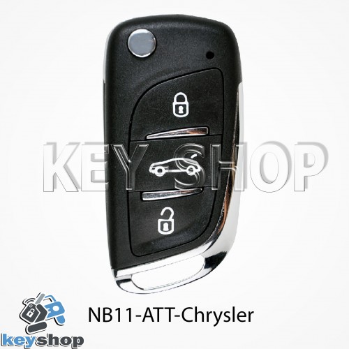 Ключ заготовка (NB11 - ATT - Chrysler) для программатора KEYDIY, KD-X2, KD Mini