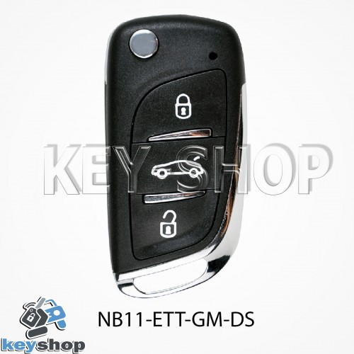 Ключ заготовка (NB11 - ETT - GM - DS) для программатора KEYDIY, KD-X2, KD Mini