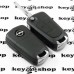 Выкидной ключ для Opel Antara 2007 - 2015 (Опель Антара) 2 кнопки, ID 46, 433 MHZ, лезвие DWO5