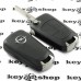       Корпус выкидного ключа для OPEL Astra Н, Zafira, Vectra C, Signum (Опель Астра Н, Зафира, Вектра C, Сигнум) 3 кнопки, лезвие HU100