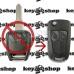       Корпус выкидного ключа для Opel (Опель) 3 - кнопки, лезвие HU46P (под переделку)