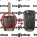 Корпус выкидного ключа для Opel (Опель) 3 - кнопки, лезвие HU43P (под переделку)