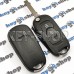Корпус выкидного ключа для OPEL (Опель), 2 кнопки, лезвие HU 100