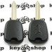 Корпус ключа под чип для Peugeot (Пежо) лезвие SX9