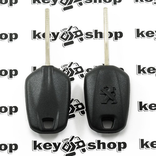 Корпус автоключа под чип Peugeot (Пежо) лезвие HU83T