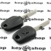 Корпус автоключа под чип Peugeot (Пежо) лезвие HU83T