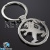 Металлический брелок для авто ключей Peugeot (Пежо)