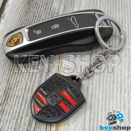 Металлический брелок для авто ключей PORSCHE (Порше)