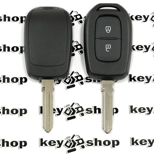 Ключ для Renault (Рено) 2 кнопки, HU 179 FH, (HITAG AES), PCF7961M, 433MHz
