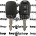 Ключ для Renault (Рено) 2 кнопки, (HITAG AES), лезвие VAC102, PCF7961M, 433MHz