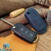 Чехол ключа Seat (Сеат) натуральная кожа, синий, (ручная работа)