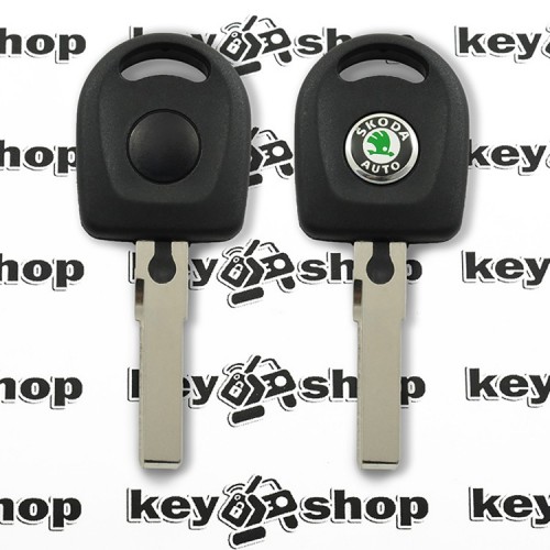Корпус авто ключа под чип для SKODA (шкода) , лезвие HU66