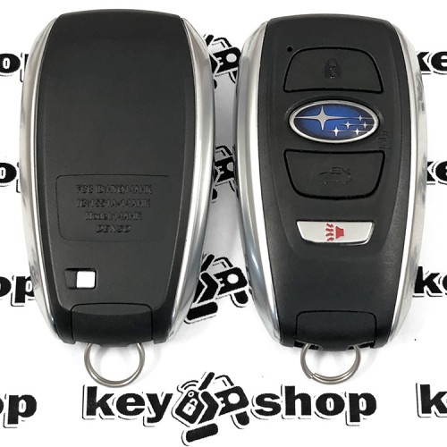 Оригинальный смарт ключ для SUBARU Outback, Impreza, Legacy (Субару Аутбек, Импреза, Легаси) 3 + 1 кнопки, ID 8A, (H - Чип), 434MHz