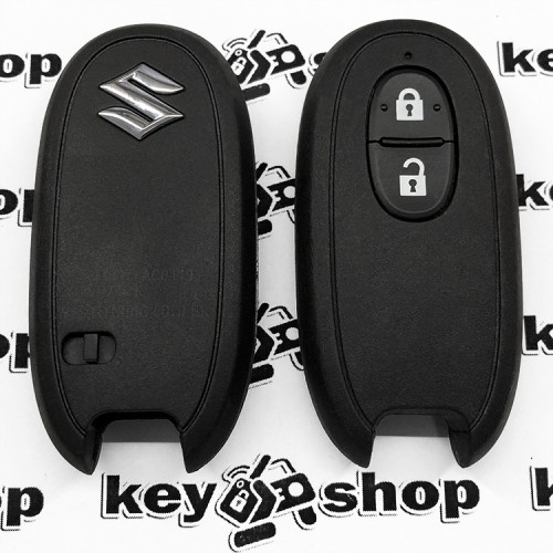 Оригинальный смарт ключ для SUZUKI (Сузуки) 2 кнопки, чип ID47 \ 315MHz, без лезвия