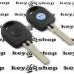 Корпус авто ключа под чип для Volkswagen (Фольксваген) лезвие HU66
