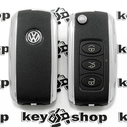Корпус выкидного автоключа для VOLKSWAGEN (Фольксваген) 3 ― кнопки под переделку