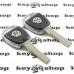Корпус авто ключа под чип для Volkswagen (Фольксваген) с подсветкой HU66