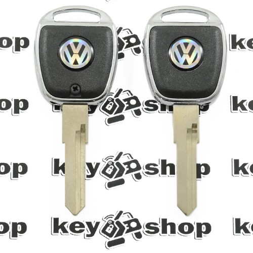 Корпус авто ключа под чип для Volkswagen (Фольксваген) с подсветкой, лезвие НU 49