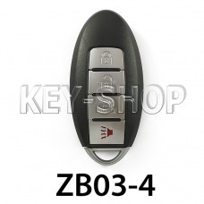 Ключ заготовка (ZB03-4) для программатора KEYDIY, KD-X2, KD Mini