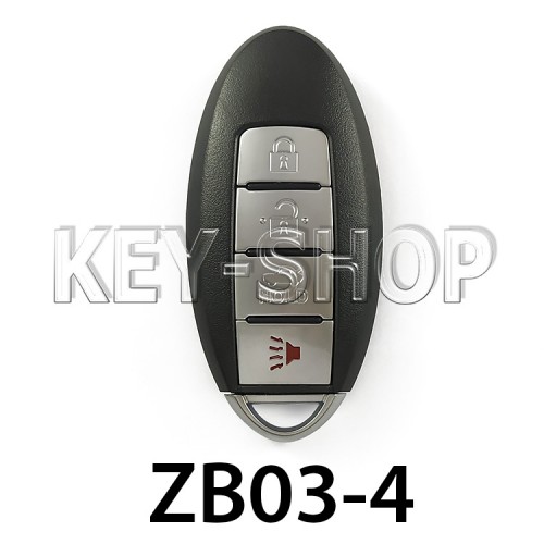 Ключ заготовка (ZB03-4) для программатора KEYDIY, KD-X2, KD Mini