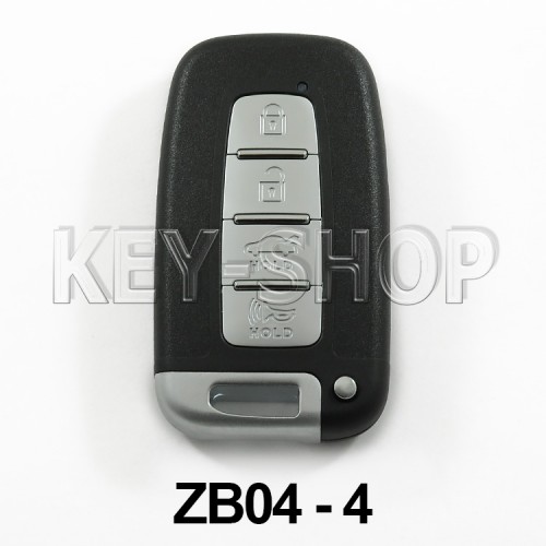 Ключ заготовка (ZB04-4) для программатора KEYDIY, KD-X2, KD Mini