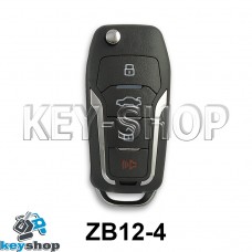 Ключ заготовка (ZB12-4) для программатора KEYDIY, KD-X2, KD Mini