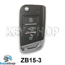 Ключ заготовка (ZB15-3) для программатора KEYDIY, KD-X2, KD Mini