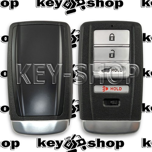 Корпус смарт ключа Acura (Акура) 3 + 1 кнопки