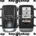 Корпус смарт ключа Acura (Акура) 3 + 1 кнопки