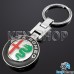 Металлический брелок для авто ключей Alfa Romeo (Альфа Ромео)