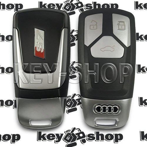 Корпус смарт ключа Audi S7 (Ауди C7) 3 - кнопки