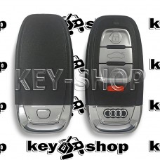    Корпус смарт ключа с отсеком и лезвием для Audi А3, А4, А5, А6, А7, А8, Q3, Q5, Q7 (Ауди) 3 + 1 кнопка