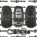    Чехол для смарт ключа Audi (Ауди), A4, A6, Q5, (3 кнопки), кожаный