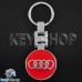 Металлический брелок для авто ключей Audi (Ауди)
