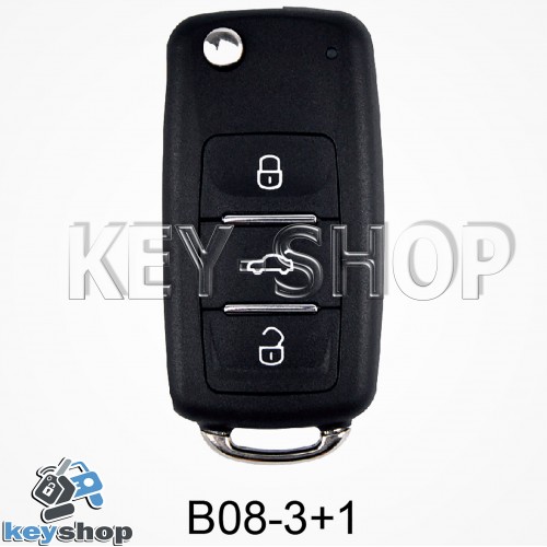 Ключ заготовка (B08 - 3 + 1) для программатора KEYDIY, KD-X2, KD Mini
