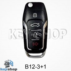 Ключ заготовка (B12 - 3 + 1) для программатора KEYDIY, KD-X2, KD Mini